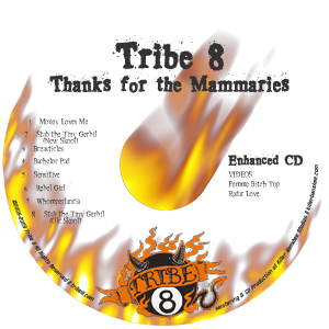 Tribe 8 Thanks for the Mammaries CD face