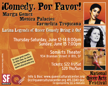 Marga Gomez, Monica Palacios, Carmelita Tropicana - Latina Legends of Queer Comedy